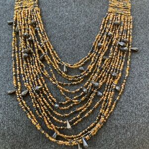 Elegant Multilayer Beaded Necklace